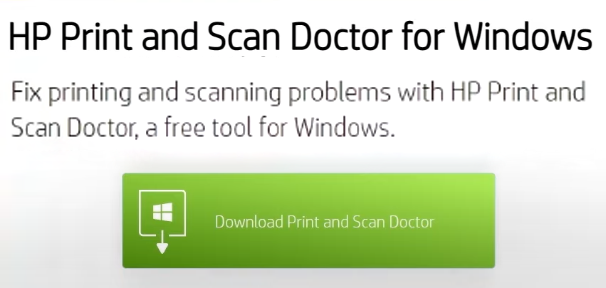 Running the HP Print and Scan Doctor Tool