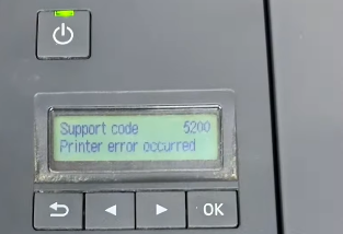 Canon Printer Error 5200